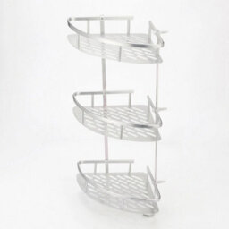 3 Tier Free Stainless Steel Corner Shower Caddy - thumbnail 1