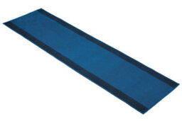 Bravich Hard Wearing Hessian Backed Stair Runner Kitchen Mat - Texas Navy Border - 60X540Cm (2'x18') - thumbnail 2