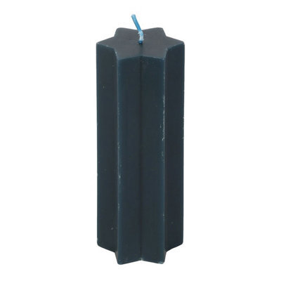 Something Different Starry Night Star Taper Candle Blue (One Size) - image 1