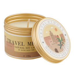Thehotsale Natural Soy Wax Baltic Amber Scented Candle Burn Time 20H+ - thumbnail 3