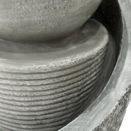 MonsterShop Outdoor Water Feature Garden Fountain Led Plug-In Pump Zen Cascade - thumbnail 9