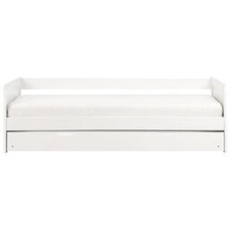 Beliani Trundle Bed Pine Wood Gravelines 90 X 200 Cm (Eu Single) White - thumbnail 4