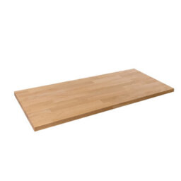 domli Solid Wood Oak Office Desk Top - 1500mm X 500mm X 40mm - Premium European Wooden Rectangular Tabletop Timber Worksurface