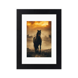 Ak Frames Matte Black A5 Frame With A6 Mount And Perspex Front - thumbnail 1