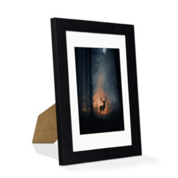 Ak Frames Matte Black A5 Frame With A6 Mount And Perspex Front - thumbnail 2