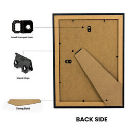Ak Frames Matte Black A5 Frame With A6 Mount And Perspex Front - thumbnail 3
