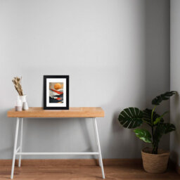 Ak Frames Matte Black A5 Frame With A6 Mount And Perspex Front - thumbnail 6