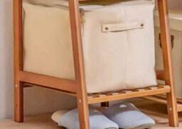 Modcraft Heavy Duty Wooden Clothes Rail - Natural - thumbnail 4