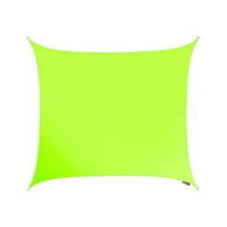 Kookaburra 5.4M Square Waterproof Lime Garden Patio Sun Shade Sail Canopy 98% Uv Block With Free Rope