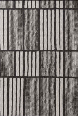 The Rugs Ted Baker Flatweave Allington Indoor Outdoor Rug Geometric Reversible In Black - image 1