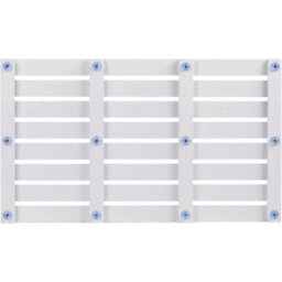 White Bamboo Duckboard Bath Mat  Anti-Slip Slatted Shower Spa Bathroom Floor - thumbnail 4