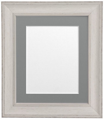 Frames By Post Scandi Pale Grey Frame With Dark Grey Mount For Image Size A3 - image 1