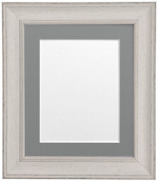 Frames By Post Scandi Pale Grey Frame With Dark Grey Mount For Image Size A3 - thumbnail 1