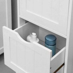 Bathroom Floor Storage Cabinet, Slim Storage Unit 3 Drawers, For Bathroom, Living Room, Bedroom, Kitchen - thumbnail 5