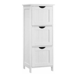 Bathroom Floor Storage Cabinet, Slim Storage Unit 3 Drawers, For Bathroom, Living Room, Bedroom, Kitchen - thumbnail 4