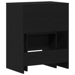 Walplus Dressing Table With Mirror Black Oak Engineered Wood - thumbnail 6