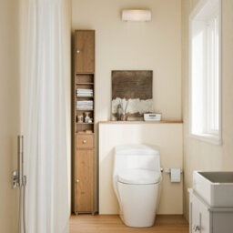 Sobuy Bzr34-Ii-Pf,tall Bathroom Storage Cabinet - Slim Bathroom Unit,compact Bathroom Furniture,natural,w20Xd20Xh180 - thumbnail 2
