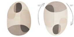 RugsX Carpet Fusion 5706 Cream Beige Shape - Geometric, Modern, Abstract, Irregular 200X290 Cm - thumbnail 2