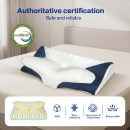 Lavio Cervical Contour Memory Foam Pillow Side Sleeper For Neck Pain Relief - thumbnail 7