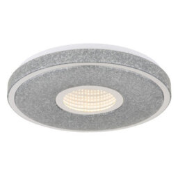 Luminosa Lighting Luminosa Astania Decorative Flush Ceiling Light White Center Tunnel Effect Crystal Sand Led 3000K - thumbnail 5