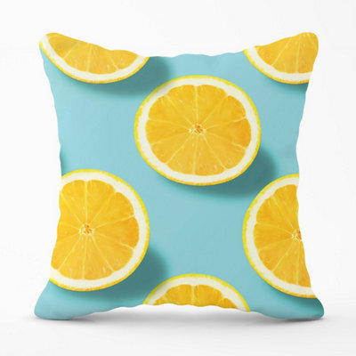 Warren Reed Designer Fresh Lemons Outdoor Cushion 45Cm X 45Cm - image 1