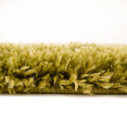 Loomed Lime Green Thick Soft Shaggy Runner Rug 60X240Cm - thumbnail 3