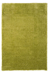 Loomed Lime Green Thick Soft Shaggy Runner Rug 60X240Cm - thumbnail 1