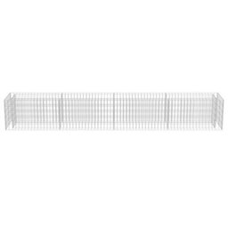 Berkfield Gabion Raised Bed Galvanised Steel 360X50X50 Cm - thumbnail 5