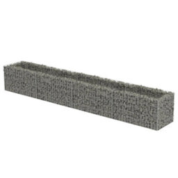 Berkfield Gabion Raised Bed Galvanised Steel 360X50X50 Cm - thumbnail 2