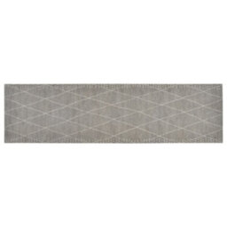 Berkfield Kitchen Rug Washable Rhombus 45X150 Cm Velvet - thumbnail 2