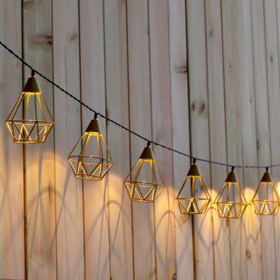 Anakena Battery-Powered Warm White 10 Integrated Led Outdoor String Lights - image 1
