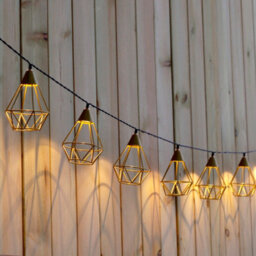 Anakena Battery-Powered Warm White 10 Integrated Led Outdoor String Lights - thumbnail 1