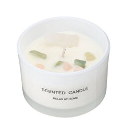Living And Home 4-Pack Soy Wax Scented Candle Set With Tea, Gardenia, Champagne Spring And Blue Freesia - thumbnail 2