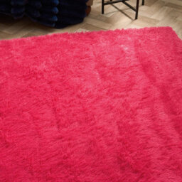 Ohs Soft Fluffy Rug Anti-Slip Carpet Area Floor Mat, Pink - 160 X 230Cm - thumbnail 2