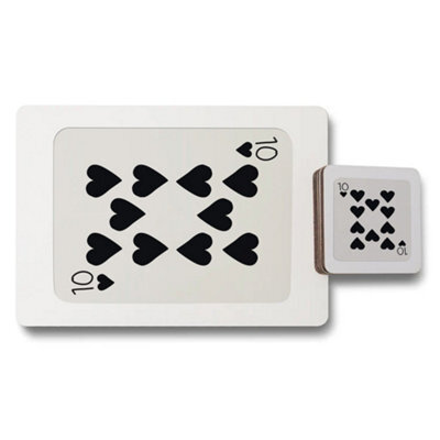 Benjamin Tate Design Placemat And Coaster Set With Wood Bottom And Designer Artwork Limited Edition Exclusive - image 1