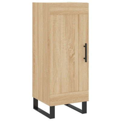 Berkfield Modern Sideboard Sonoma Oak 34.5X34X90 Cm Engineered Wood - image 1