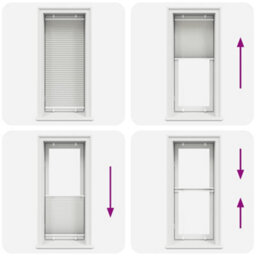 Berkfield Pleated Blind Light Grey 55X150 Cm Fabric Width 54.4 Cm Polyester - thumbnail 5