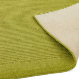 Green Simple And Stylish Wool Modern Plain Handmade Rug For Living Room And Bedroom-80Cm X 150Cm - thumbnail 3