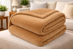 Lazzaro King Fleece Blanket For Sofa 290 Gsm Premium Brushed Microfiber Flannel Fluffy Warm Lightweight Solid Throw - thumbnail 1