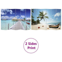 Vidaxl Folding Room Divider 217X170 Cm Beach Room Dividers - thumbnail 6