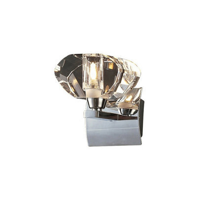 Luminosa Lighting Luminosa Alfa Wall Lamp 1 Light G9 Spanish Design Polished Chrome - image 1