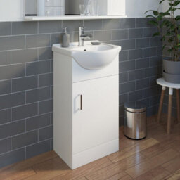 Affine Back To Wall Toilet & Vanity Unit With Basin Sink 4 Drawer Cabinet Unit Cistern Bathroom Furniture 1165mm - thumbnail 4