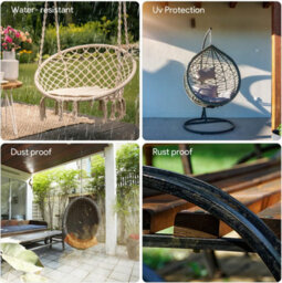 Hanging Chair Cover, Protective Cover For Chair, Oxford 210D Covers (115X190 Cm) - thumbnail 2