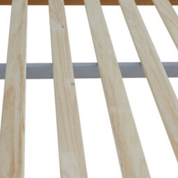 Broadway Oak 6Ft Super King Size Bed Frame With Fabric Headboard - By Roseland Furniture - thumbnail 7