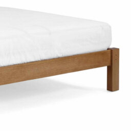 Broadway Oak 6Ft Super King Size Bed Frame With Fabric Headboard - By Roseland Furniture - thumbnail 6