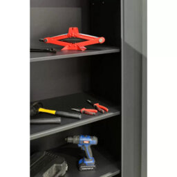 Hilka 24 Gauge Steel 11 Piece Garage Cabinet Set Heavy-Duty Powder Coated Storage With Worktop, Drawers, Wall & Tall Cabinets - thumbnail 5