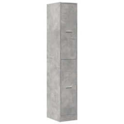 Walplus Apothecary Cabinetâ Concrete Grey 30X41X174.5 Cm Engineered Wood - thumbnail 3