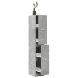Walplus Apothecary Cabinetâ Concrete Grey 30X41X174.5 Cm Engineered Wood - thumbnail 1