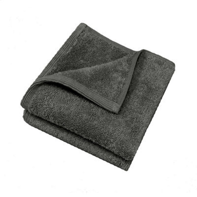 Allure Bath Fashions Bamboo Face Cloths - Pack Of 2 Face Flannels (Graphite) - image 1