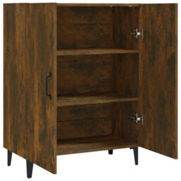 Vidaxl Sideboard Smoked Oak 70X34X90 Cm Engineered Wood - thumbnail 4